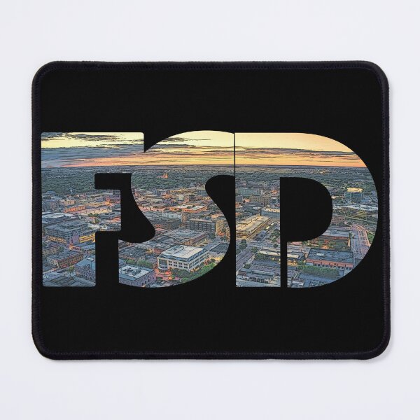 Item preview, Sioux Falls, South Dakota FSD Sunset Cityscape designed and sold by CrabbyLobster.