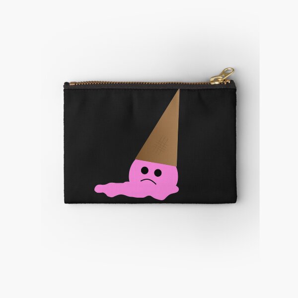 Item preview, Melting Strawberry Ice Cream Cone Emoji Face designed and sold by customshirtgirl.