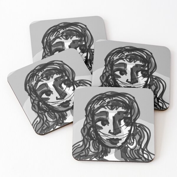 Item preview, Charcoal Block Girl designed and sold by blueberry-jelly.