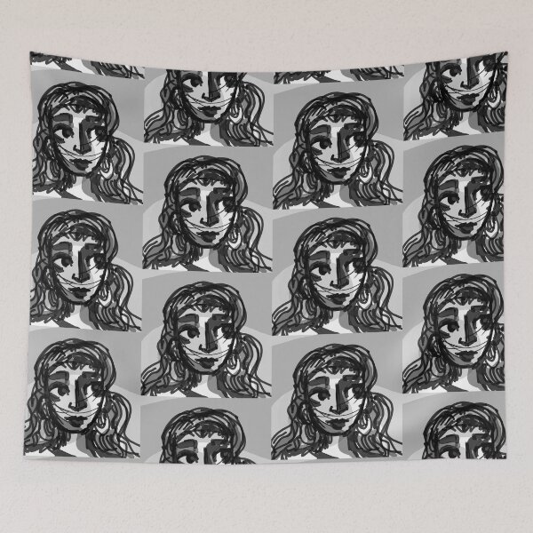 Item preview, Charcoal Block Girl designed and sold by blueberry-jelly.