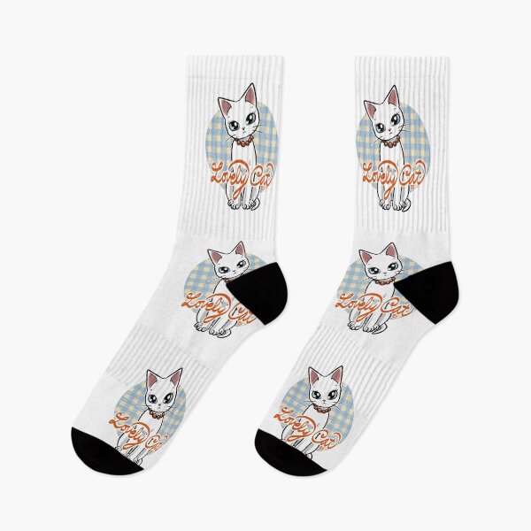 Item preview, Lovely White Cat Misty designed and sold by BATKEI ART.
