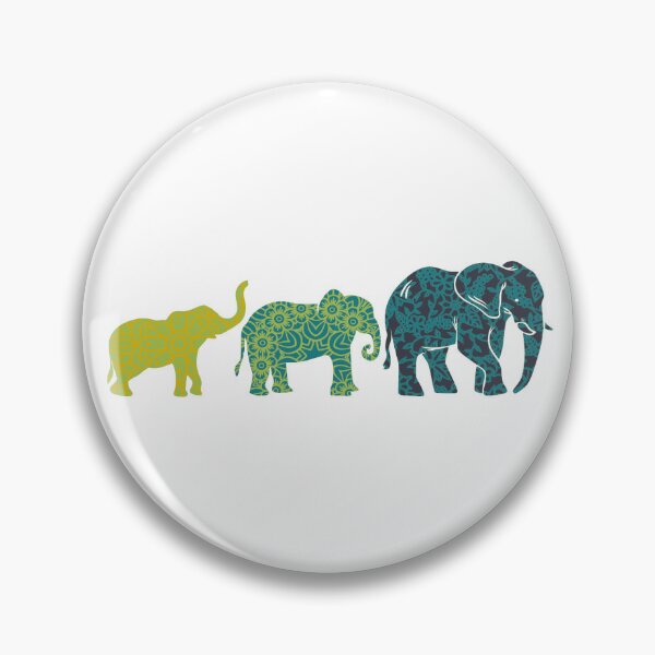 Item preview, Three Elephants Walking in a Row designed and sold by Creation Station Boutique USA.