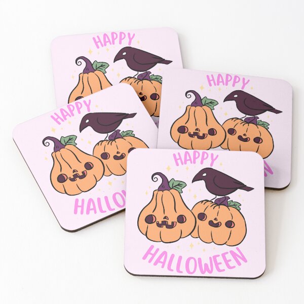 Item preview, Happy halloween Cute spooky little pumpkin with a crow designed and sold by Yarafantasyart.