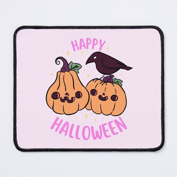 Item preview, Happy halloween Cute spooky little pumpkin with a crow designed and sold by Yarafantasyart.