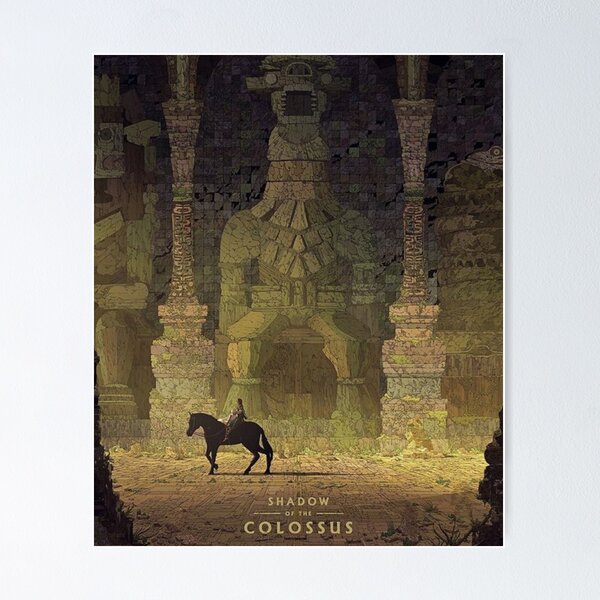 Premium AI Image  A poster for the video game shadow of the colossus