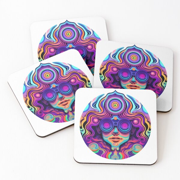 Item preview, Psychedelic Trip - Psychedelic Trippy Art designed and sold by Djaweedan777.