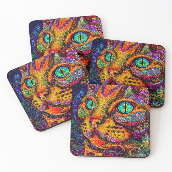 Item preview, Sequin Cat designed and sold by Stacey Hallock.