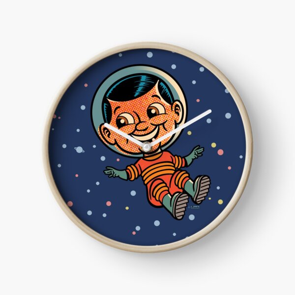 Spaceman in Space Clock