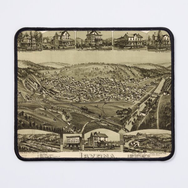 Item preview, Irvona, Pennsylvania (1895) designed and sold by allhistory.