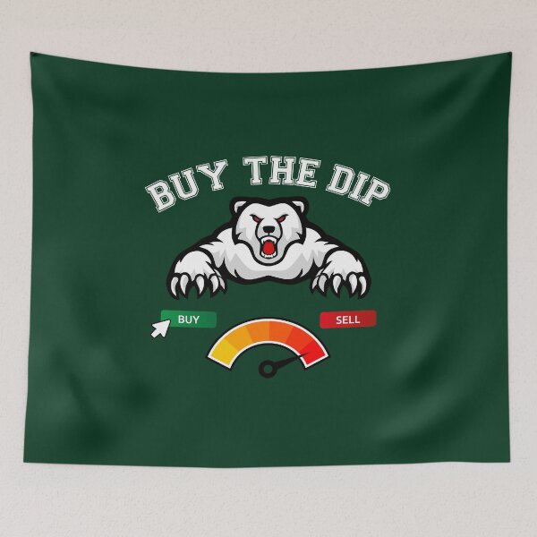 Item preview, Buy the Dip, Bear bear market, Trading Crypto stock market designed and sold by Ksmith-Style.