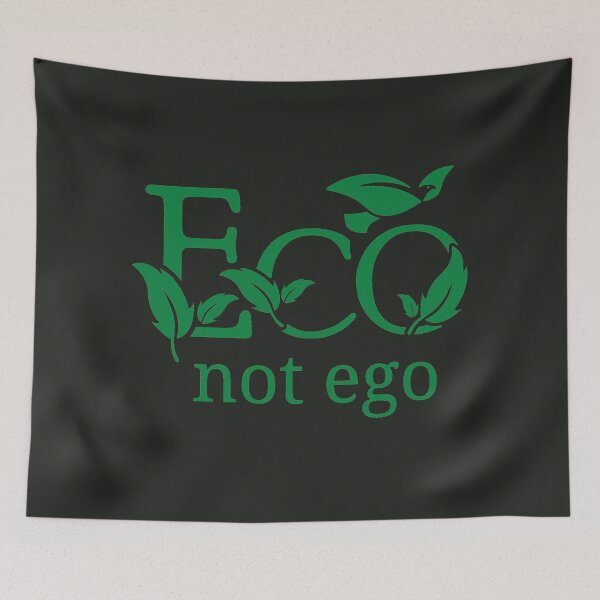 Item preview, Eco Not Ego. Green Envionmental Ecoliving Design designed and sold by Rebel-Design.
