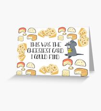 Cheesy Greeting Card - Pun Greeting Card