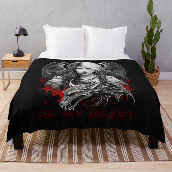 Item preview, Gothic girl with a dragon - BE MY BEAST designed and sold by RebeccaRe.
