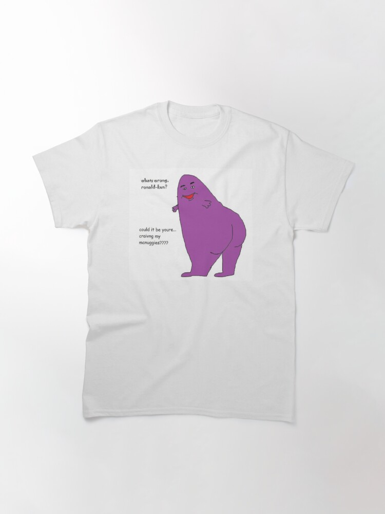 grimace mcdonalds shirt