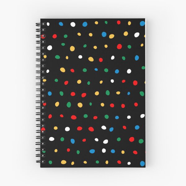 Item preview, Dots on black background designed and sold by pineapplearti.