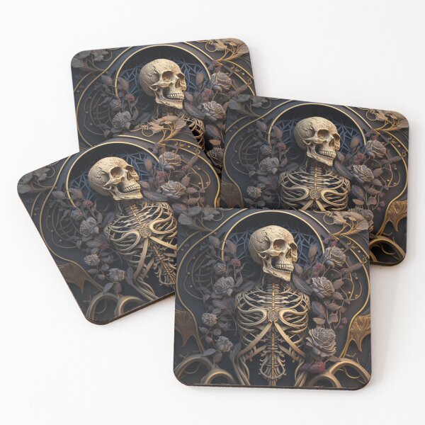 Item preview, Skeleton With Roses Resting  designed and sold by AC-625.