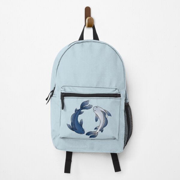 Item preview, koi fish - blue and white designed and sold by Kiniusia.