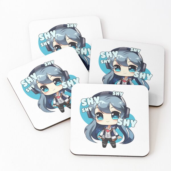 Item preview, Shy Kawaii Gamer Girl with Headset designed and sold by lazarus93.