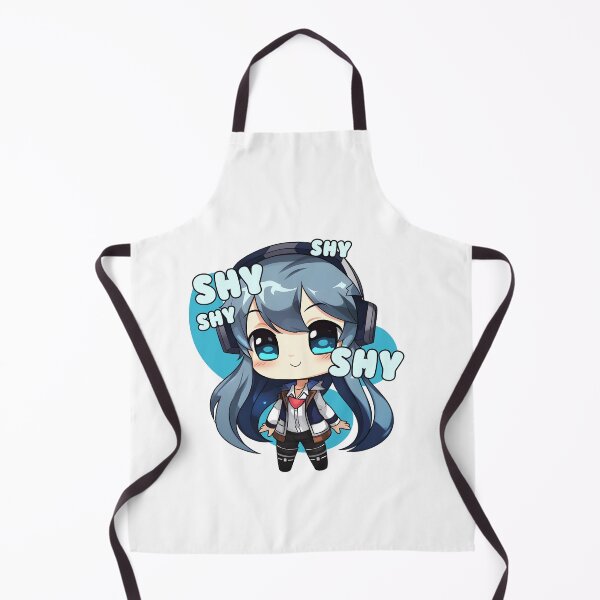 Item preview, Shy Kawaii Gamer Girl with Headset designed and sold by lazarus93.