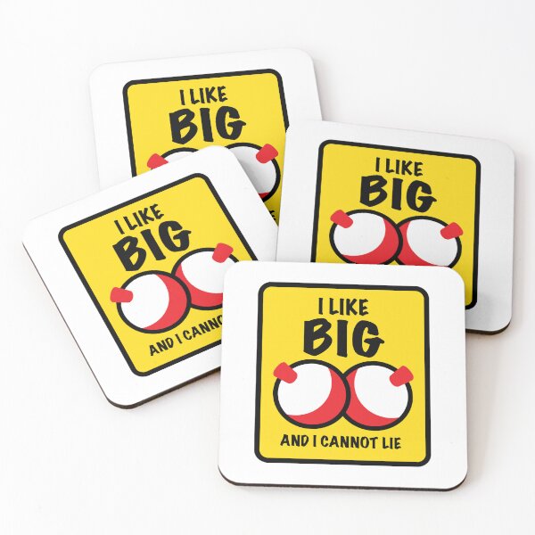 Item preview, I Like Big Bobbers and I Cannot Lie Funny Fishing Saying designed and sold by BlueSkyTheory.