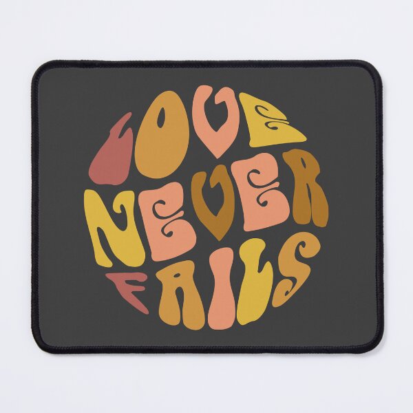 Item preview, Retro Groovy Love Never Fails designed and sold by Hatitudeology.