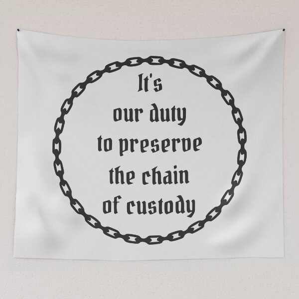 Item preview, It's our duty to preserve the chain of custody designed and sold by Arxiu Today.