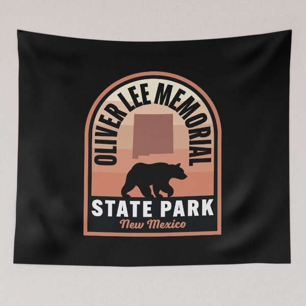 Item preview, Oliver Lee Memorial State Park NM Bear designed and sold by HalpinDesign.