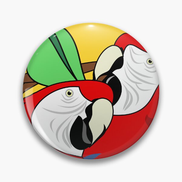 Item preview, Two Scarlet Macaws In Jungle designed and sold by studioart.