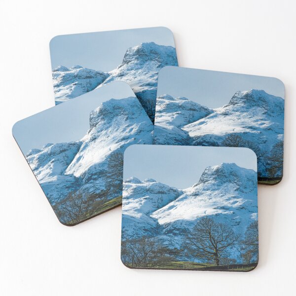 Item preview, Langdale Pikes under Snow in Lake District National Park designed and sold by Cameranick.