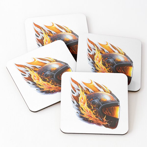 Item preview, Cool helmet flames designed and sold by Urban-Swaggz.