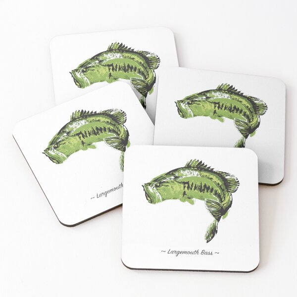 Item preview, Largemouth Bass in the Strike Zone Art designed and sold by BlueSkyTheory.