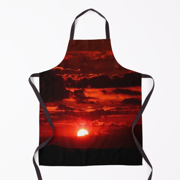 Item preview, SUBLIME #54 - Deep Red Sunrise/Sunset Behind Bands of Silhouetted Clouds designed and sold by DEL-Productions.