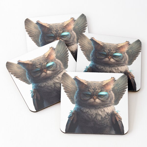 Item preview, winged cat designed and sold by tanguyh5.
