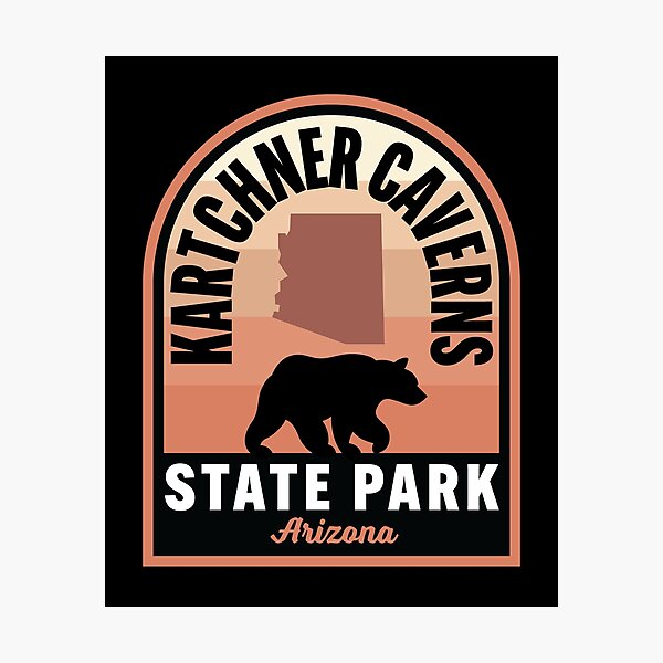Item preview, Kartchner Caverns State Park AZ Bear designed and sold by HalpinDesign.