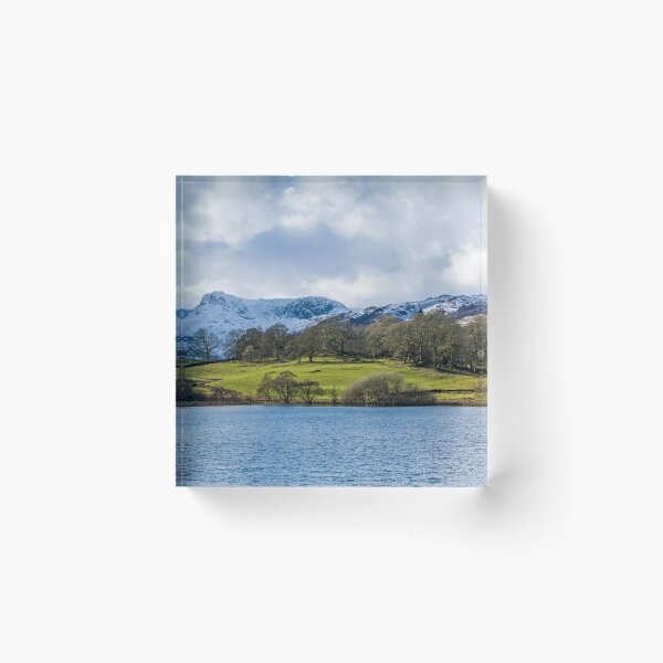 Item preview, Langdale Pikes behind Loughrigg Tarn Lake District National Park Cumbria designed and sold by Cameranick.