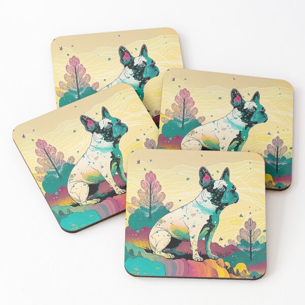 Item preview, Cute French Bulldog Illustration! designed and sold by MuaveMotifs.