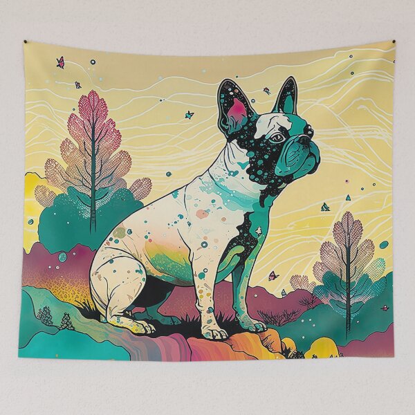 Item preview, Cute French Bulldog Illustration! designed and sold by MuaveMotifs.