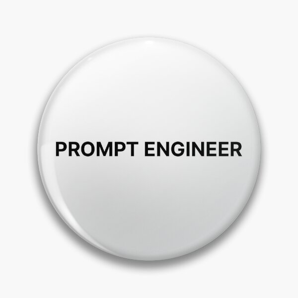 Item preview, PROMPT ENGINEER - AI Job Role (Black Text) designed and sold by STUDIO-72.