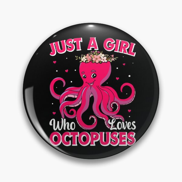 Item preview, Just A Girl Who Loves Octopuses  - Funny Gifts for Octopuses Lovers by FanityPrints designed and sold by FanityPrints.