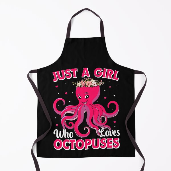 Item preview, Just A Girl Who Loves Octopuses  - Funny Gifts for Octopuses Lovers by FanityPrints designed and sold by FanityPrints.