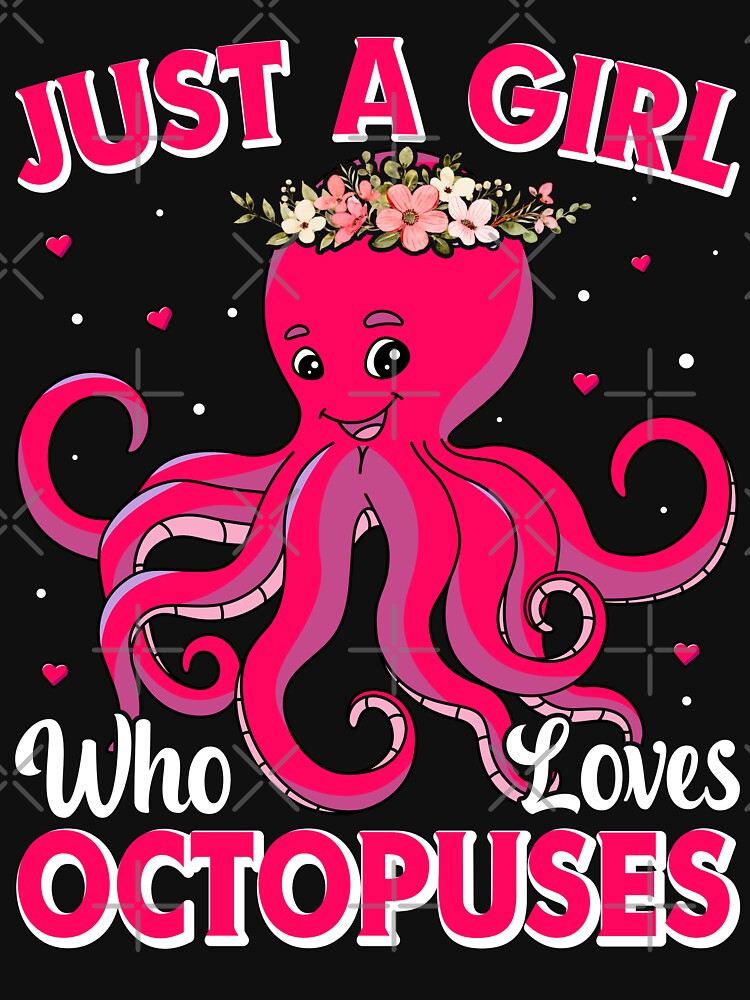 Womens Octopus Kraken Animal Print Ocean Lovers V-Neck T-Shirt