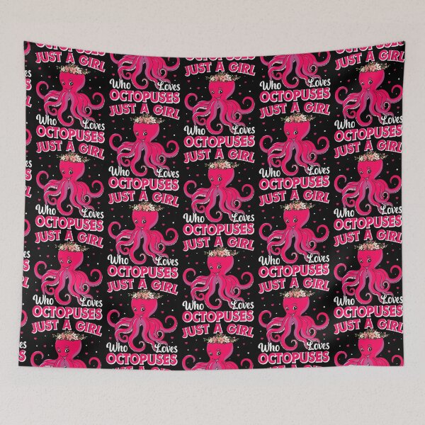 Item preview, Just A Girl Who Loves Octopuses  - Funny Gifts for Octopuses Lovers by FanityPrints designed and sold by FanityPrints.