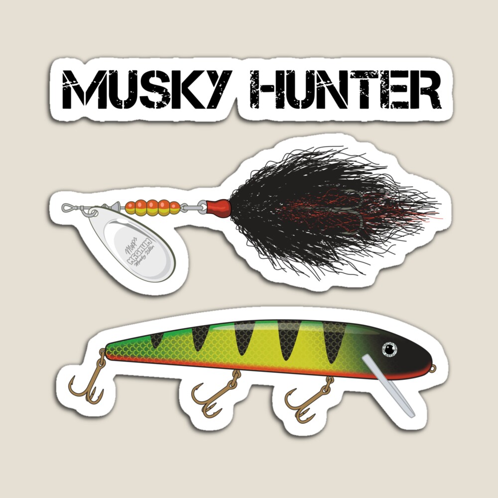 Fishing Lure Sticker Pack vol 03 Magnet for Sale by BlueSkyTheory