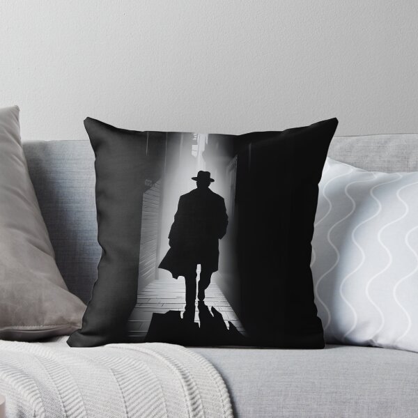Item preview, Una figura misteriosa caminando por un callejón brumoso. designed and sold by Waveval.