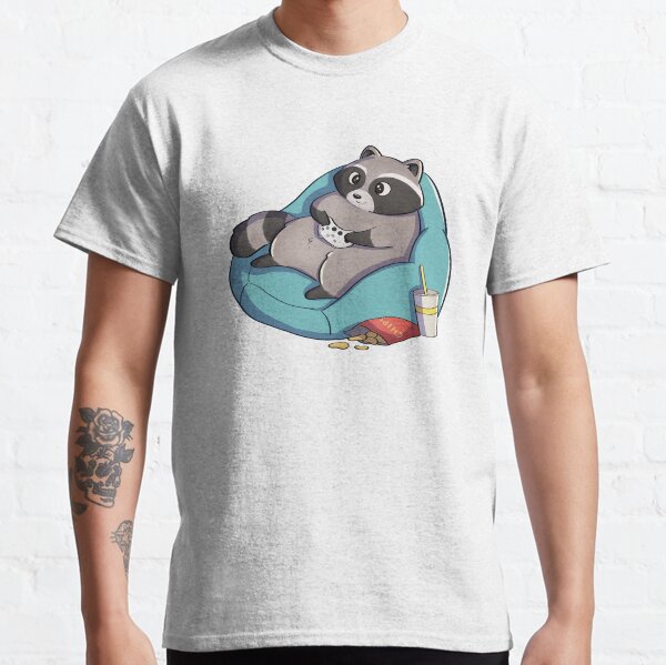 Gamer Racoon Classic T-Shirt