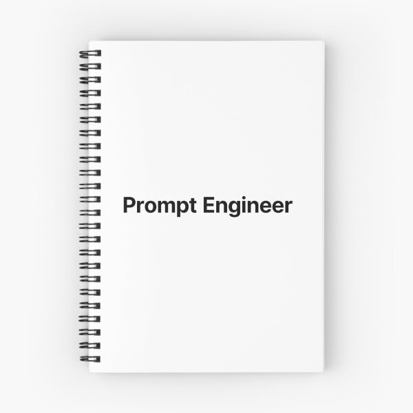 Item preview, Prompt Engineer - AI Job Role (Black Text) designed and sold by STUDIO-72.