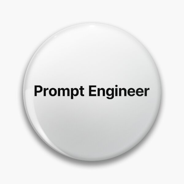 Item preview, Prompt Engineer - AI Job Role (Black Text) designed and sold by STUDIO-72.