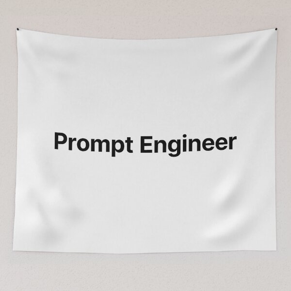 Item preview, Prompt Engineer - AI Job Role (Black Text) designed and sold by STUDIO-72.