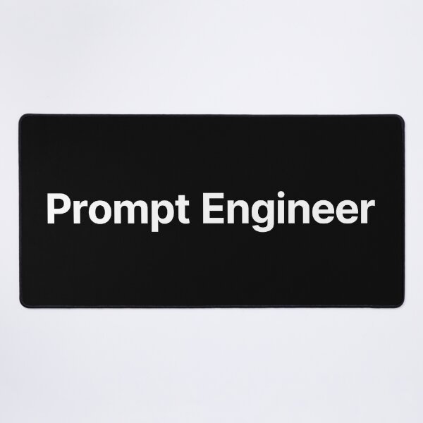 Item preview, Prompt Engineer - AI Job Role (White Text) designed and sold by STUDIO-72.