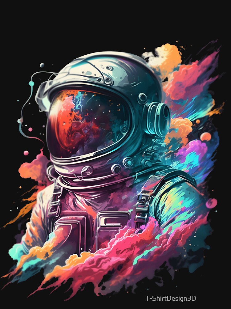 astronaut t shirt design